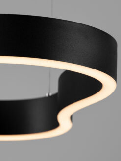 Полилей Nova Luce DUSSA 9345691 черен детайл 5