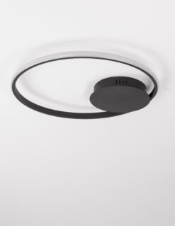 Плафониера Nova Luce FULINE 9348073 черен детайл 2