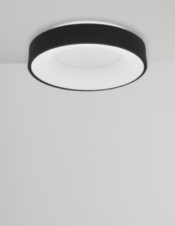 Плафониера Nova Luce RANDO THIN 9353831 черен детайл 3