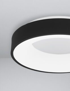 Плафониера Nova Luce RANDO THIN 9353831 черен детайл 5