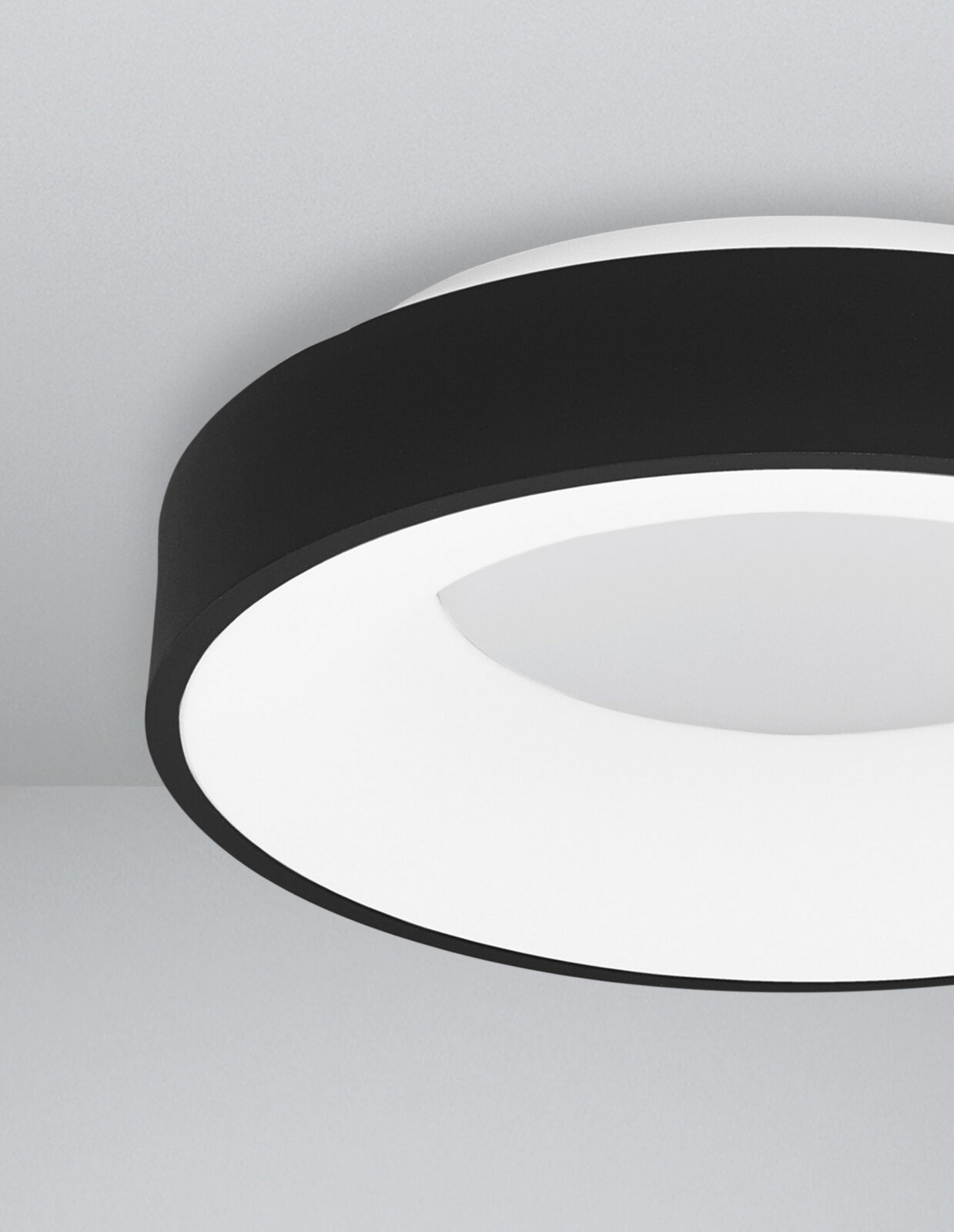 Плафониера Nova Luce RANDO THIN 9353831 черен детайл 5