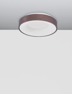 Плафониера Nova Luce RANDO THIN 9353833 кафяв детайл 3