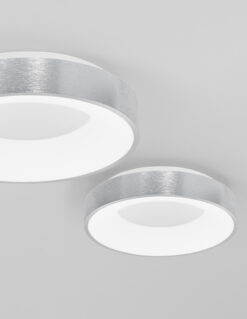Плафониера Nova Luce RANDO THIN 9353834 сребърен детайл 4