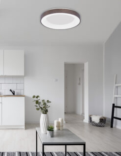 Плафониера Nova Luce RANDO THIN 9353855 кафяв