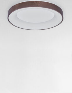 Плафониера Nova Luce RANDO THIN 9353855 кафяв детайл 2