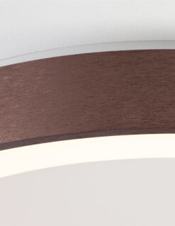 Плафониера Nova Luce RANDO THIN 9353855 кафяв детайл 4