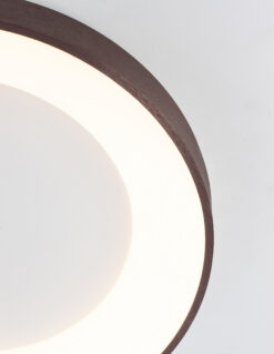 Плафониера Nova Luce RANDO THIN 9353855 кафяв детайл 5