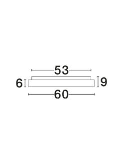 Плафониера Nova Luce RANDO THIN 9353856 сребърен детайл 7