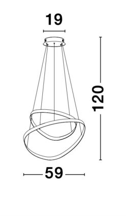 Полилей Nova Luce ARIES 9357061 бял детайл 7