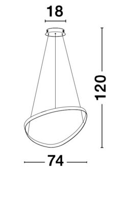 Полилей Nova Luce ARIES 9357062 бял детайл 6
