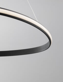 Полилей Nova Luce ARIES 9357064 черен детайл 3