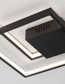 Плафониера Nova Luce PORTO 9364035 черен