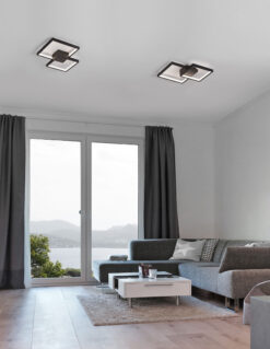 Плафониера Nova Luce PORTO 9364037 черен