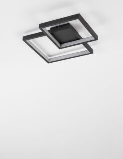 Плафониера Nova Luce PORTO 9364037 черен детайл 2