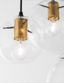 Полилей Nova Luce MIRALE 9416933 златист детайл 4