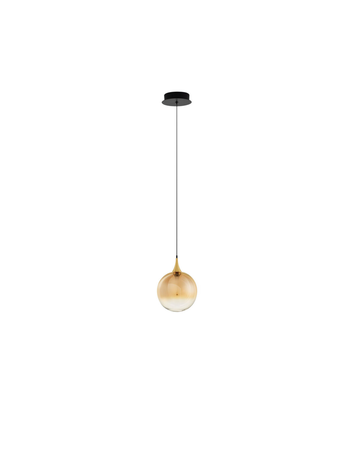 Пендел Nova Luce ORENDA 9416958 черен в интериор