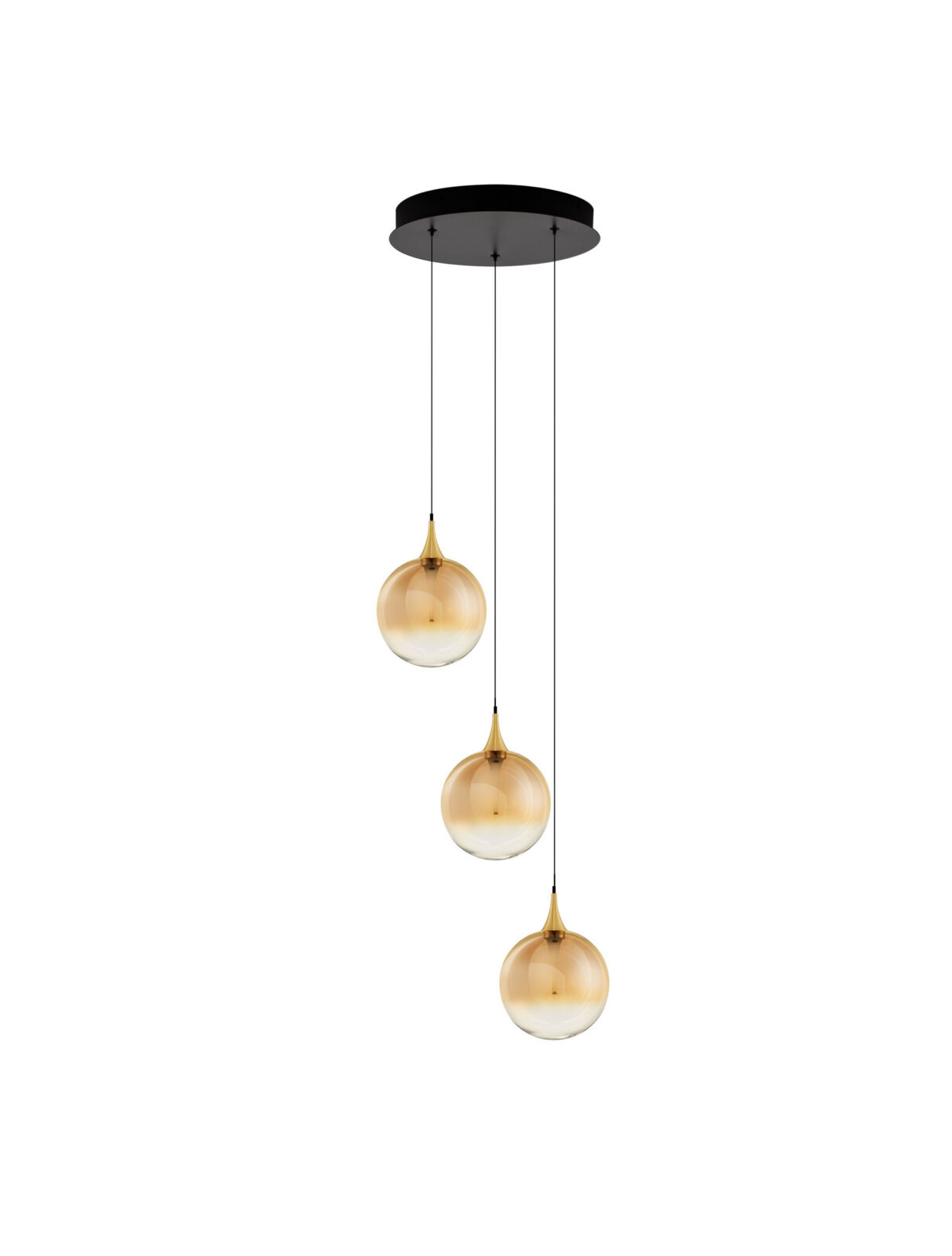 Пендел Nova Luce ORENDA 9416960 черен в интериор