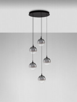 Полилей Nova Luce ORENDA 9416961 черен детайл 2