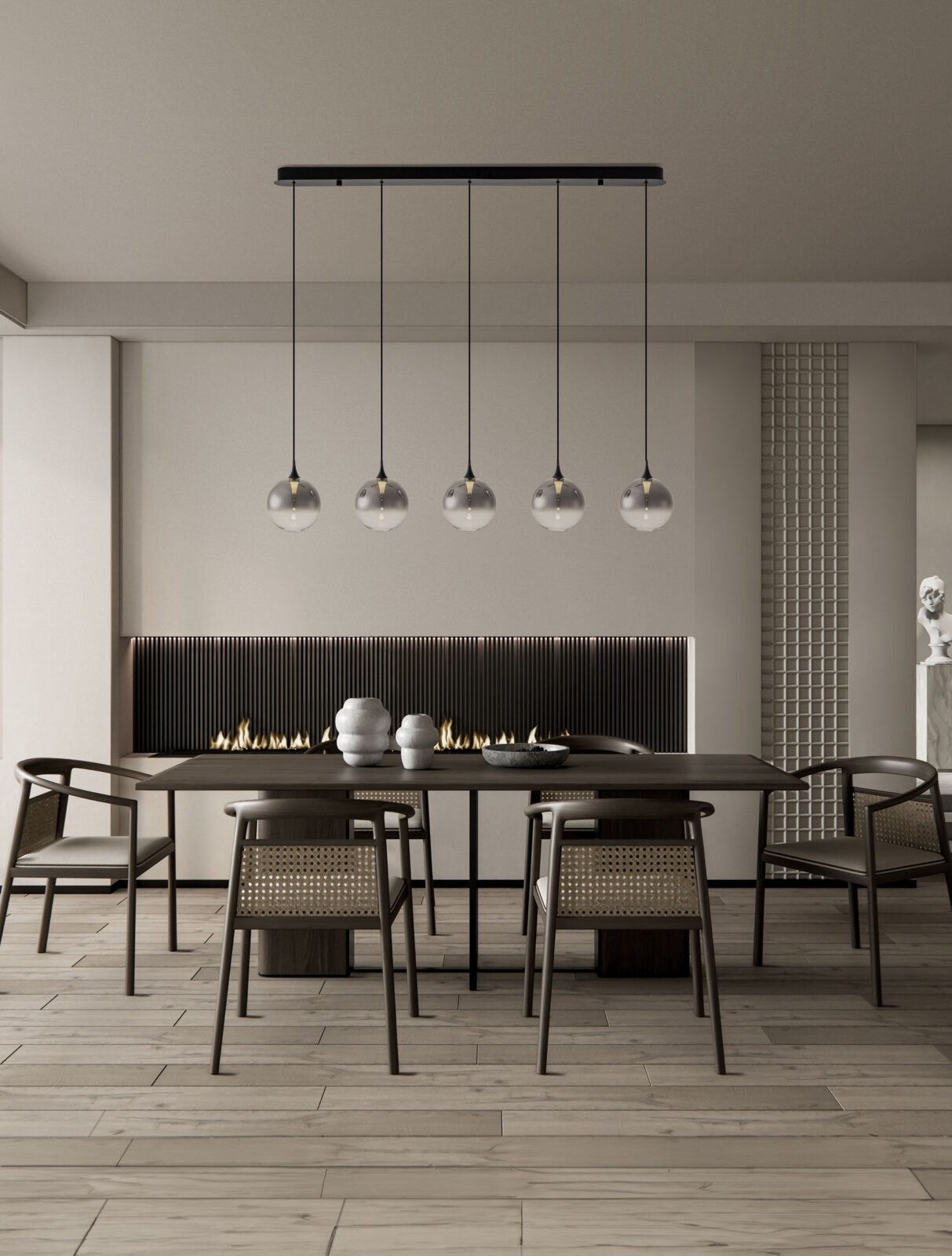 Полилей Nova Luce ORENDA 9416963 черен