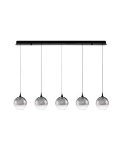 Полилей Nova Luce ORENDA 9416963 черен в интериор