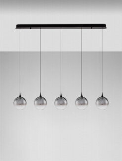 Полилей Nova Luce ORENDA 9416963 черен детайл 2
