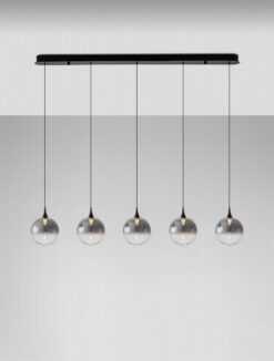 Полилей Nova Luce ORENDA 9416963 черен детайл 3