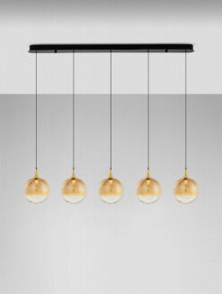 Полилей Nova Luce ORENDA 9416964 черен детайл 3