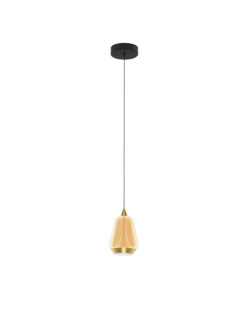 Пендел Nova Luce ALISH 9416966 черен в интериор