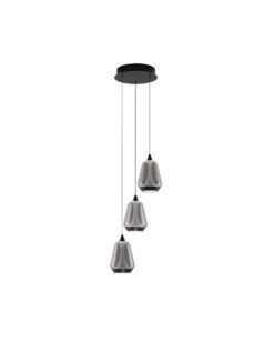 Полилей Nova Luce ALISH 9416967 черен в интериор