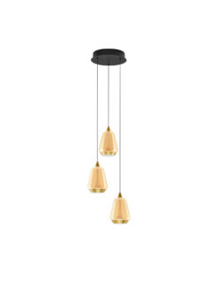 Полилей Nova Luce ALISH 9416968 черен в интериор