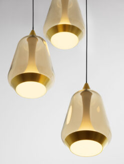 Полилей Nova Luce ALISH 9416968 черен детайл 4
