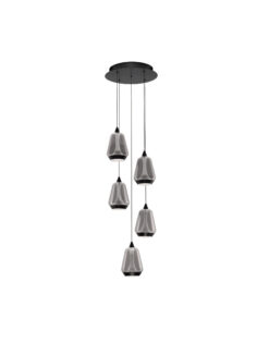 Полилей Nova Luce ALISH 9416969 черен в интериор