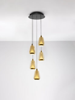 Полилей Nova Luce ALISH 9416970 черен детайл 3