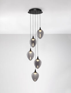 Полилей Nova Luce NALI 9416975 черен детайл 3