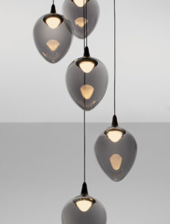 Полилей Nova Luce NALI 9416975 черен детайл 4
