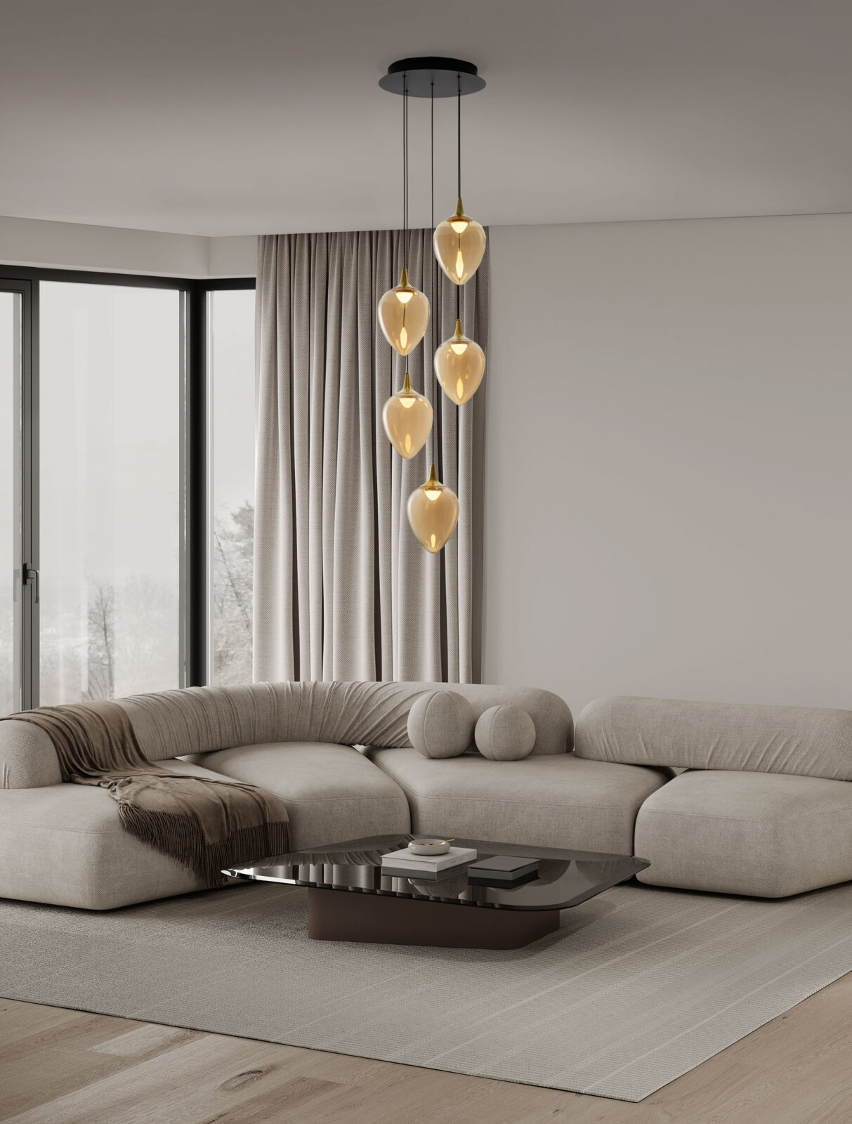 Полилей Nova Luce NALI 9416976 черен