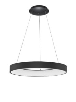 Полилей Nova Luce RANDO 9453451 черен в интериор