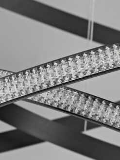 Полилей Nova Luce NAGER 9481093 черен детайл 2