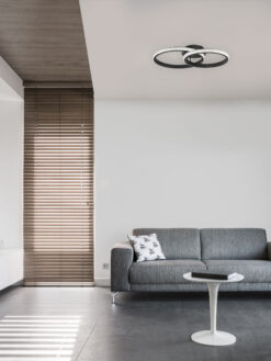 Плафониера Nova Luce NAGER 9481094 черен