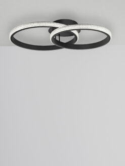 Плафониера Nova Luce NAGER 9481094 черен детайл 2