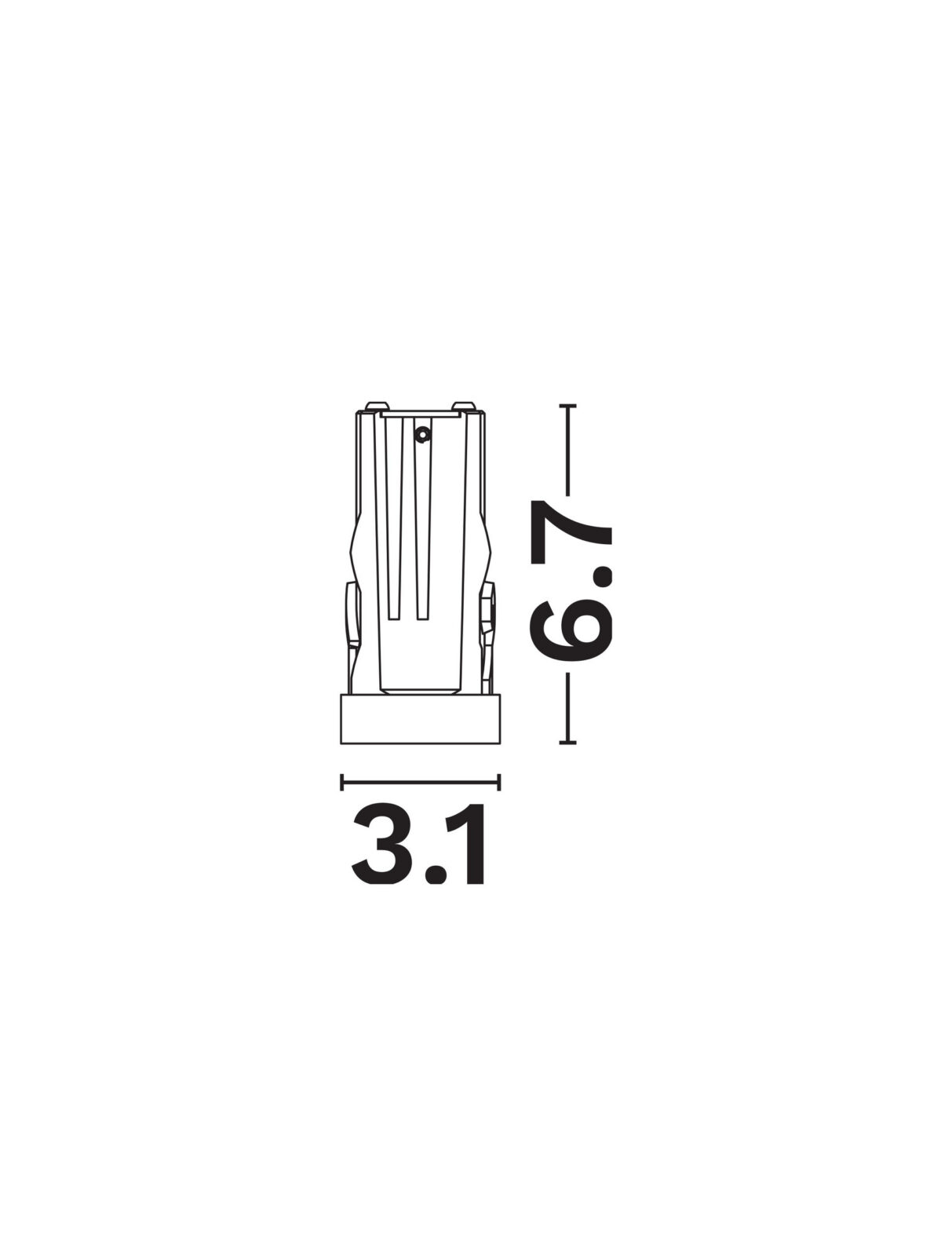 Магнитно тяло Nova Luce IMAGINE 2 9492891 бял в интериор