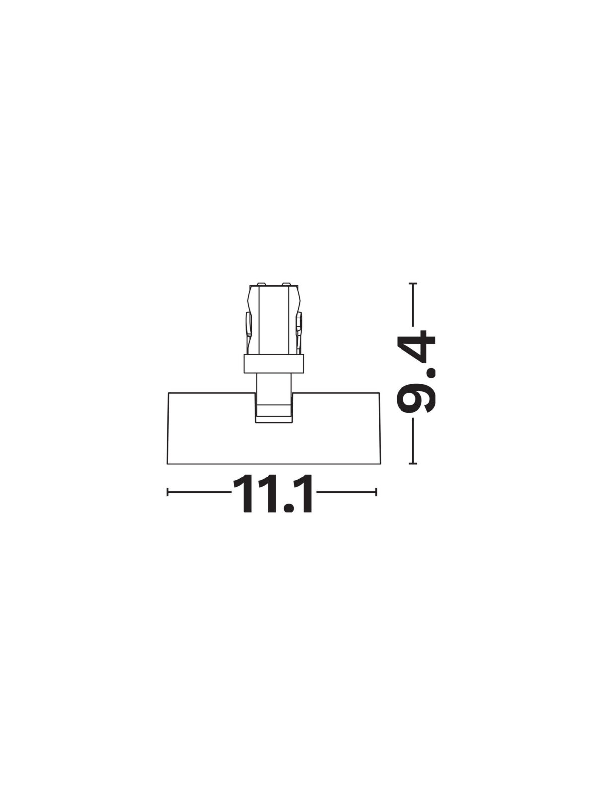 Магнитно тяло Nova Luce IMAGINE 2 9492893 бял