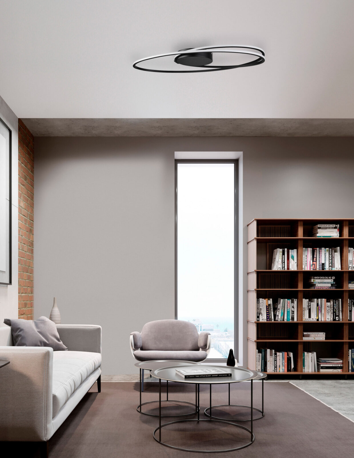 Плафониера Nova Luce VIARREGIO 9500710 черен