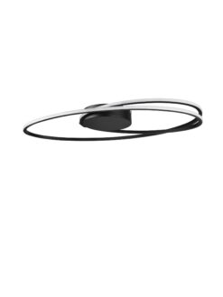 Плафониера Nova Luce VIARREGIO 9500710 черен в интериор