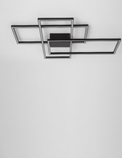 Плафониера Nova Luce BILBAO 9508431 черен детайл 2