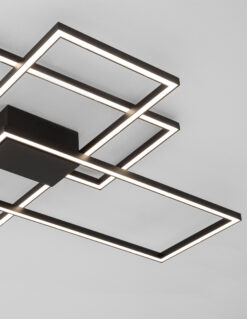 Плафониера Nova Luce BILBAO 9508431 черен детайл 4