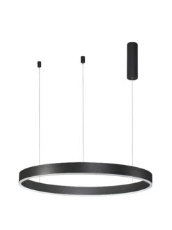 Полилей Nova Luce MOTIF 9530213 черен в интериор