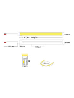 Неонова лента Nova Luce GOMU 12X20 IP67 HORIZONTAL BENDING 9540018 на фасада