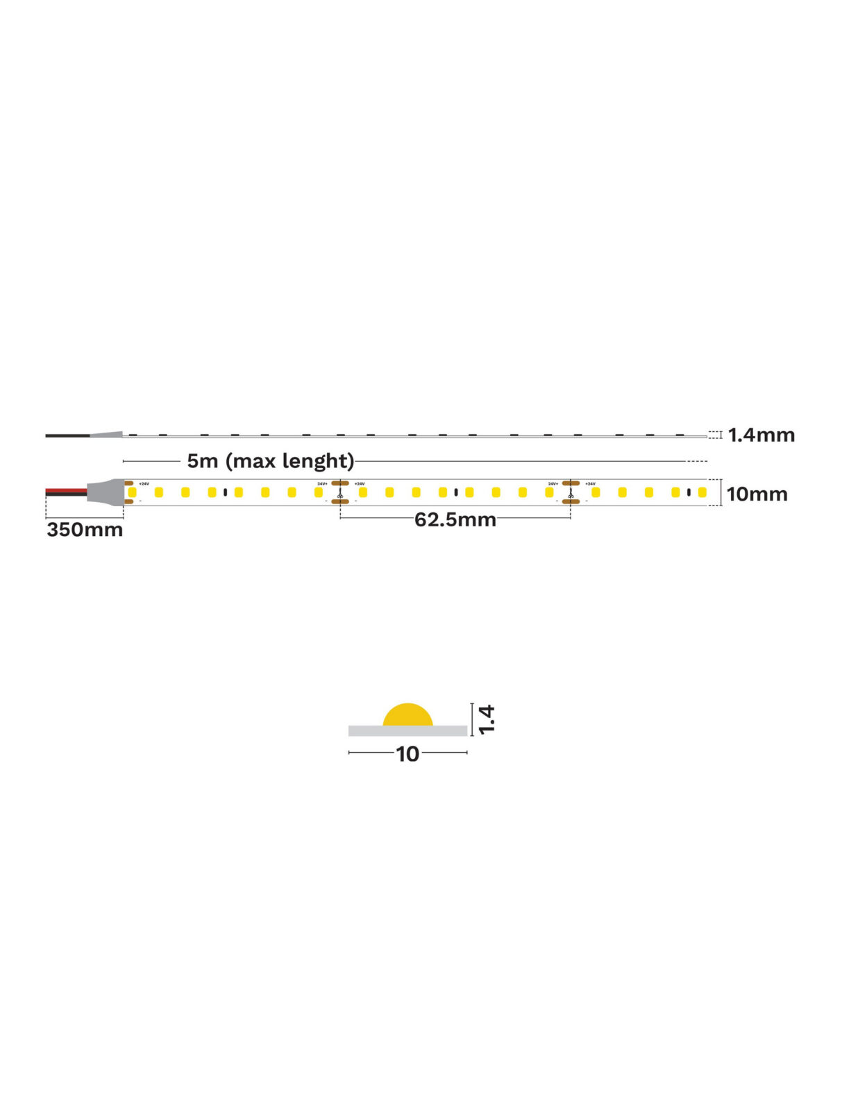 LED лента Nova Luce COMO HE 9540186 в интериор