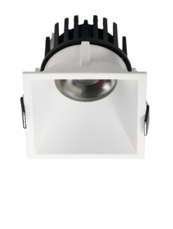 Луна за вграждане Nova Luce GERMIN 9540221 бял на фасада